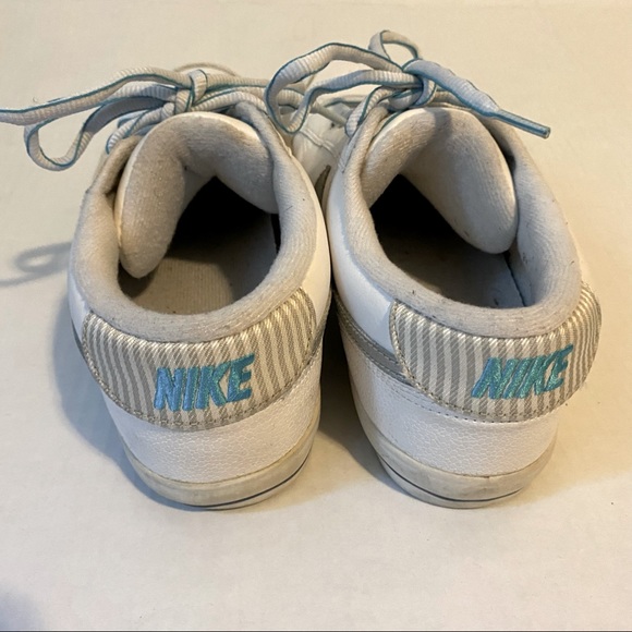 Nike mens Capri retro sneakers blue white silver size 11 - Picture 2 of 11